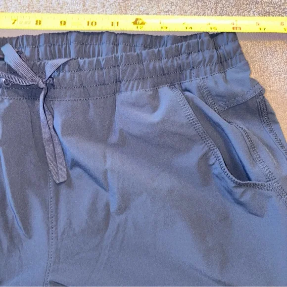 Eddie Bauer Womens Polar Fleece Lined Navy Blue Pull on Travel Pants Size 14 - Picture 7 of 9